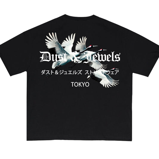 Tokyo Series Cranes Tee
