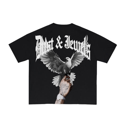 Raising Doves Black Tee