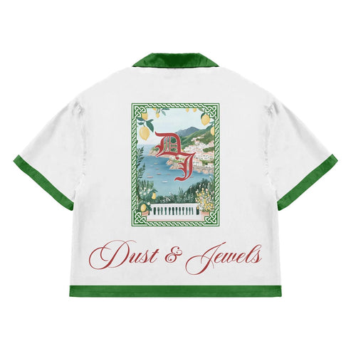 The Island White tee