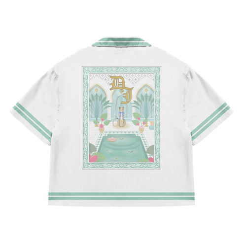The Pool White tee